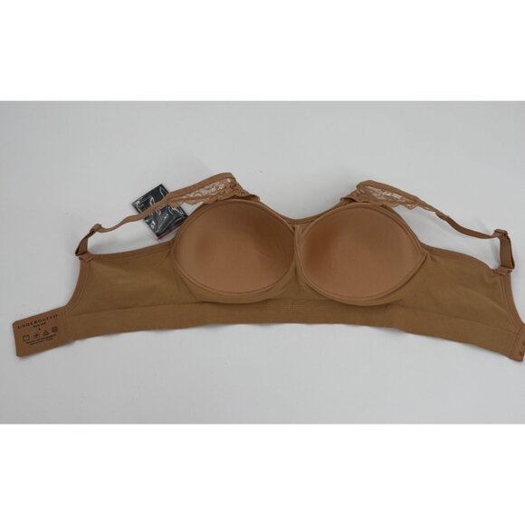 NWT Underoutfit  Large Nude Bra With Lace Trim & Bra Extender Included - Picture 6 of 6